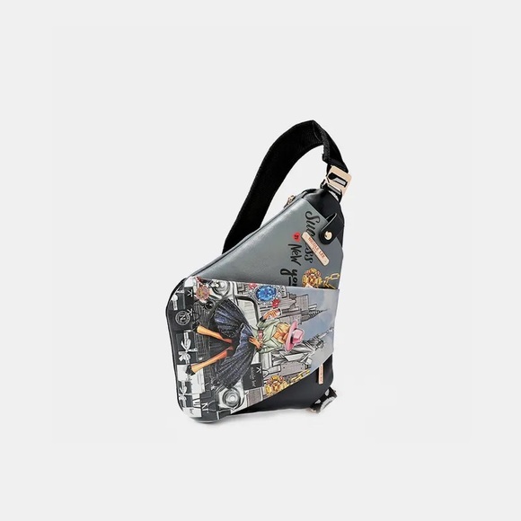 Handbags - Nicole Lee USA Vegan Leather “Success in NY”Crossbody Bag